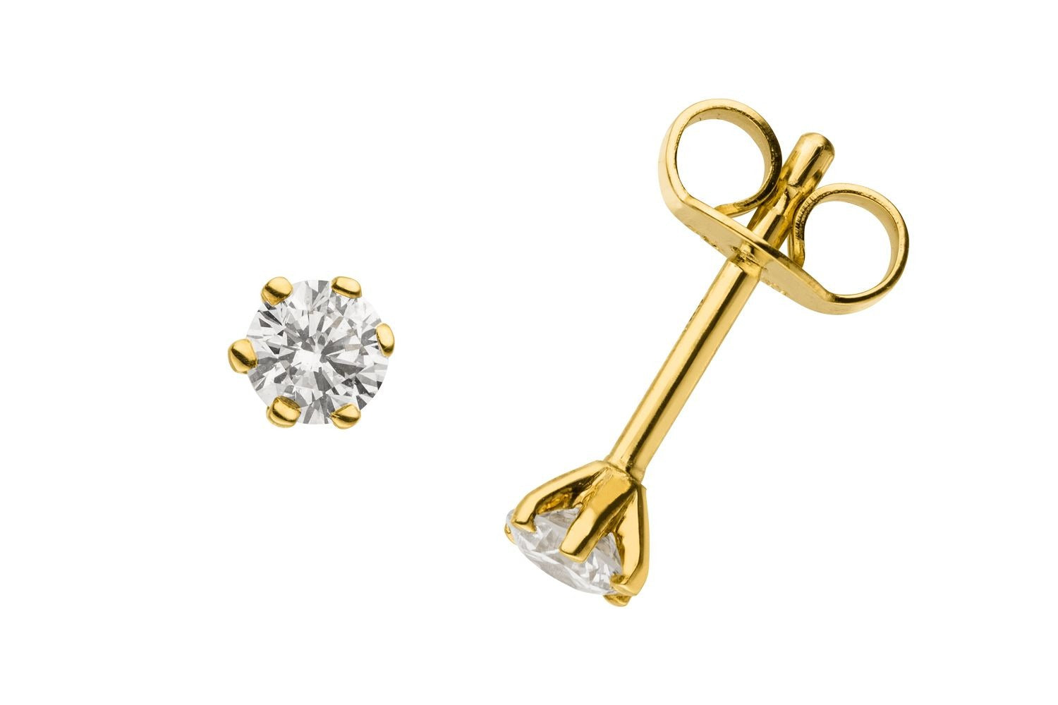 Ohrstecker mit Brillant 0.34 ct