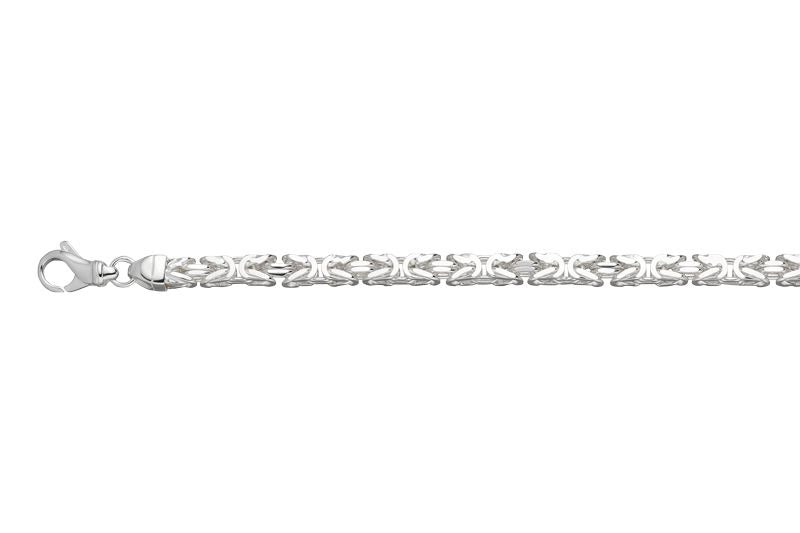 Königsarmband 5 mm Silber