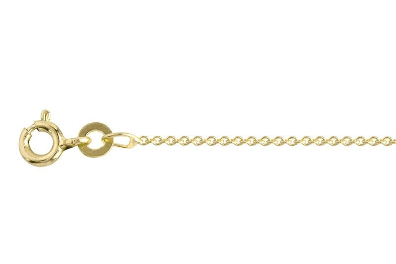 Ankerkette Rund Gelbgold