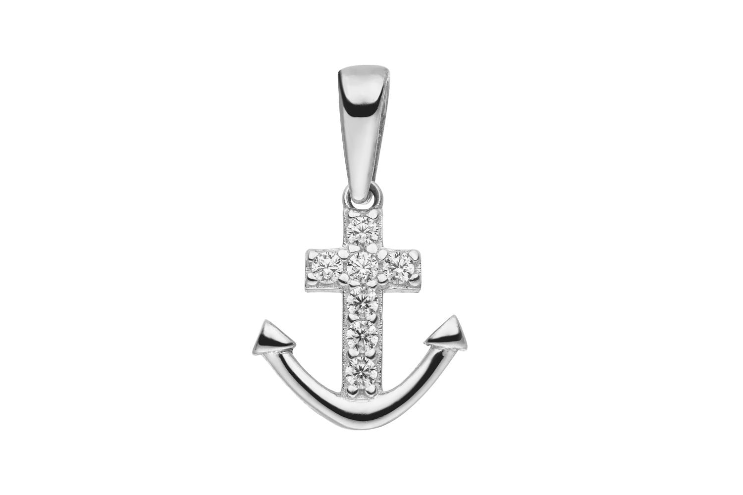Glücksanhänger Anker Silber